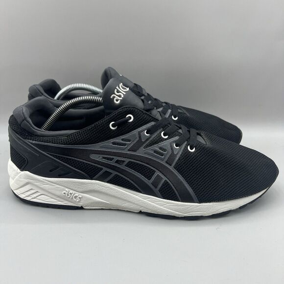 Asics Gel Kayano Evo Men Size 12 Shoes Black White Running Comfort Sneaker H5Y3Q